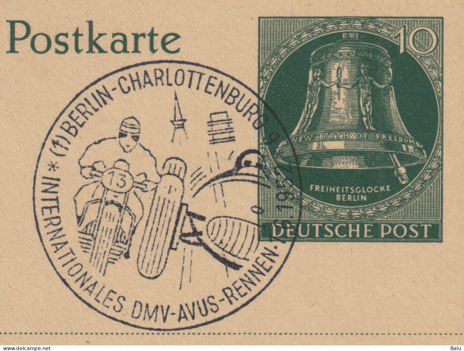 Berlin 1952 Michel Nr. P30 Ganzsache ESST, Michel 1280,-€, 2 Scans - Postkarten - Gebraucht