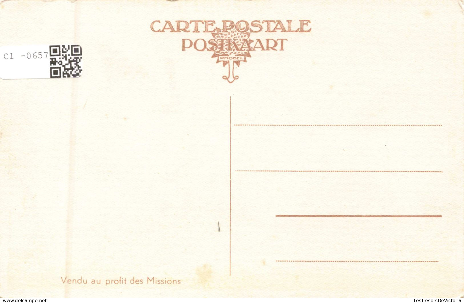 FETES & VOEUX - Pâques - Œuf - Lutin - Vendu Au Profit Des Missions - Carte Postale Ancienne - Ostern