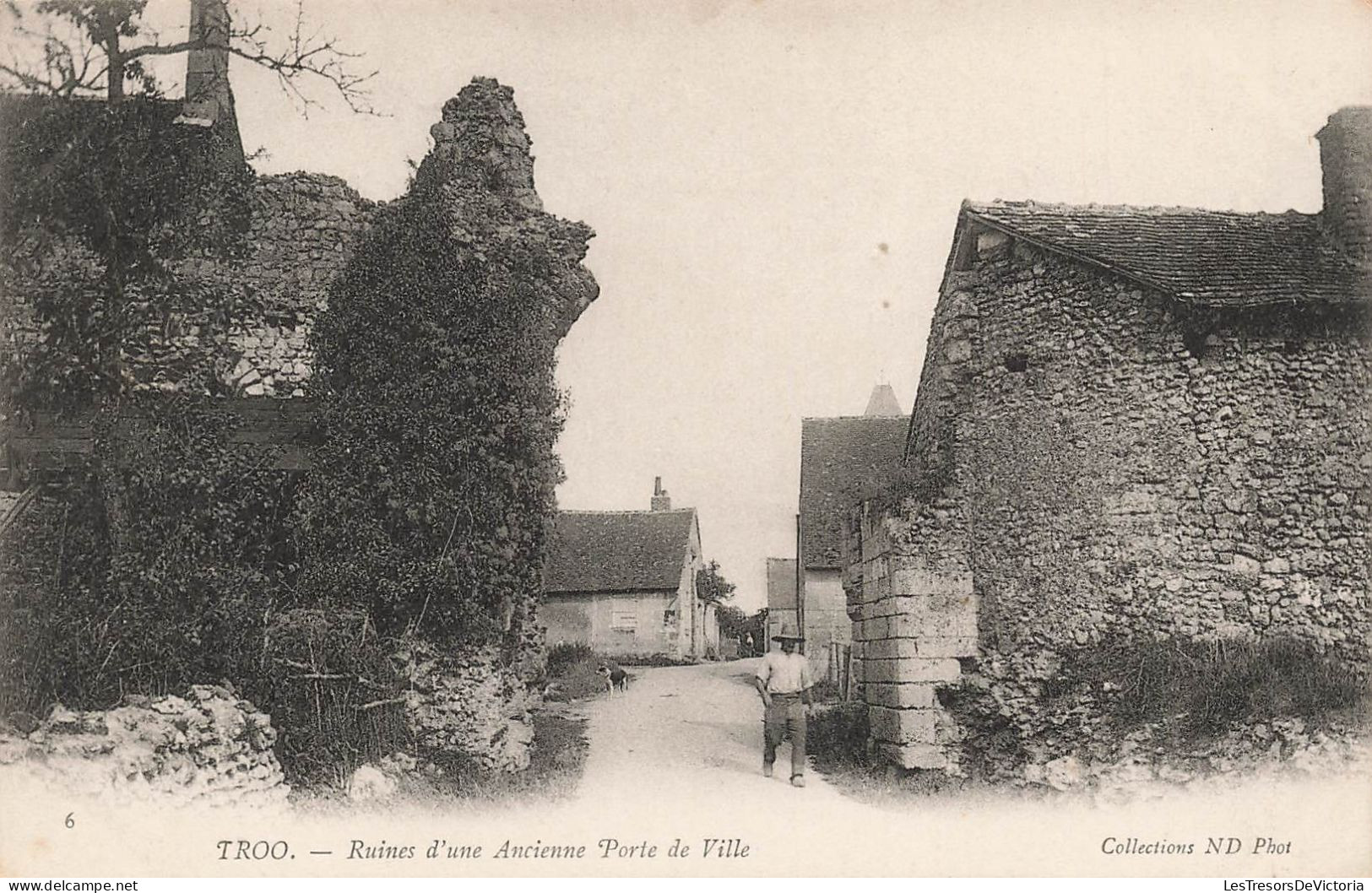 FRANCE - Troo - Ruines D'une Ancienne Porte De Ville - Dos Non Divisé - Carte Postale Ancienne - Autres & Non Classés