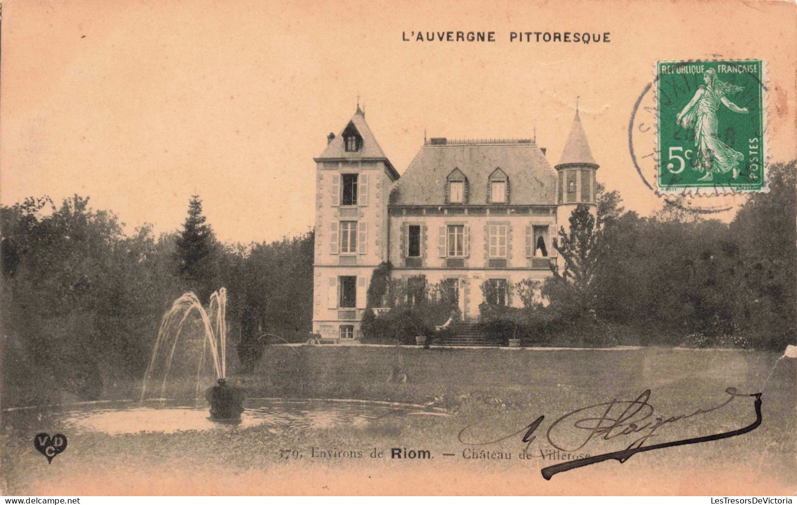 FRANCE - 63 - Environs De Riom - Château De Villerose - Carte Postale Ancienne - Riom