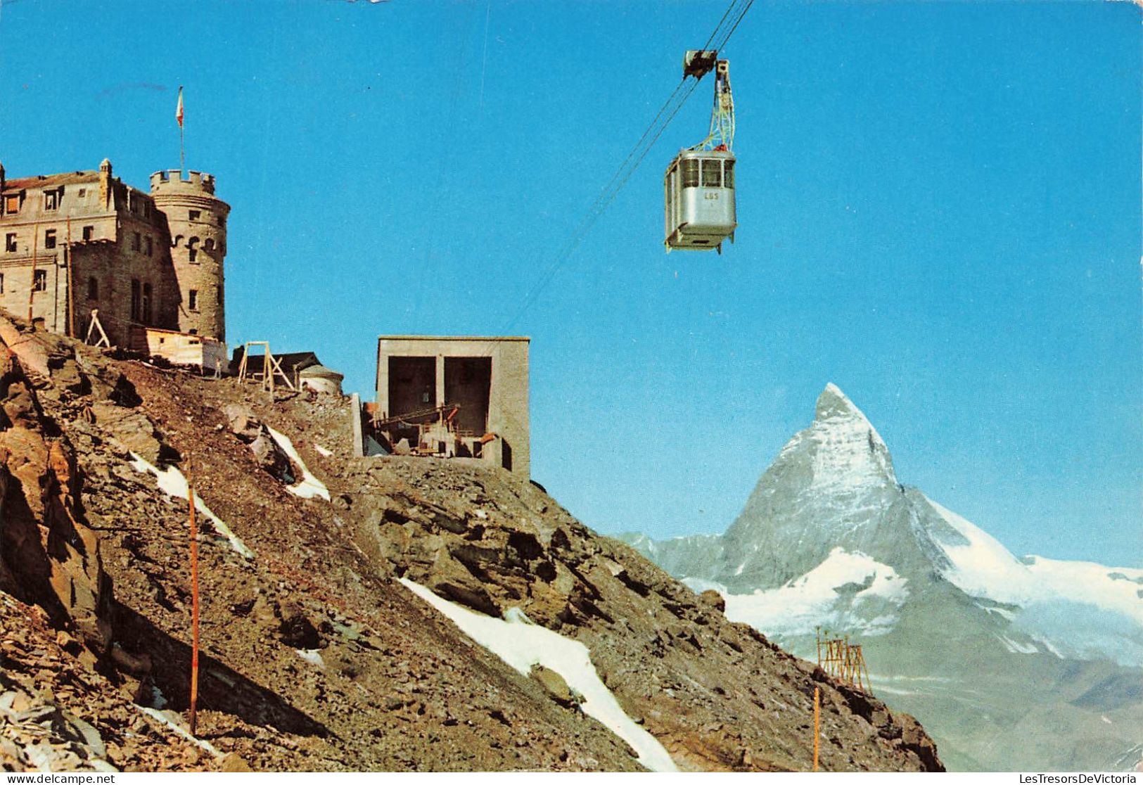 SUISSE - Zermatt - Gornegrat - Vue Sur La Téléférique - Colorisé - Carte Postale - Zermatt