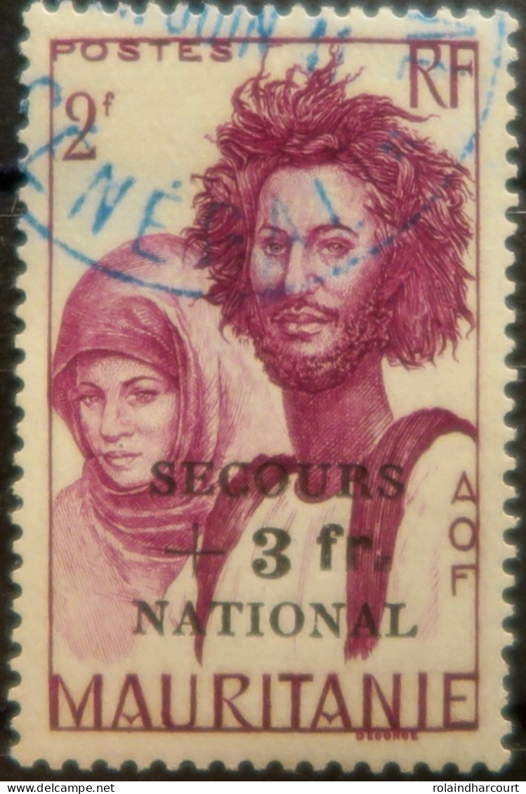 LP3972/410 - 1941 - COLONIES FRANÇAISES - MAURITANIE - " SECOURS NATIONAL " - N°122 Oblitéré - Used Stamps