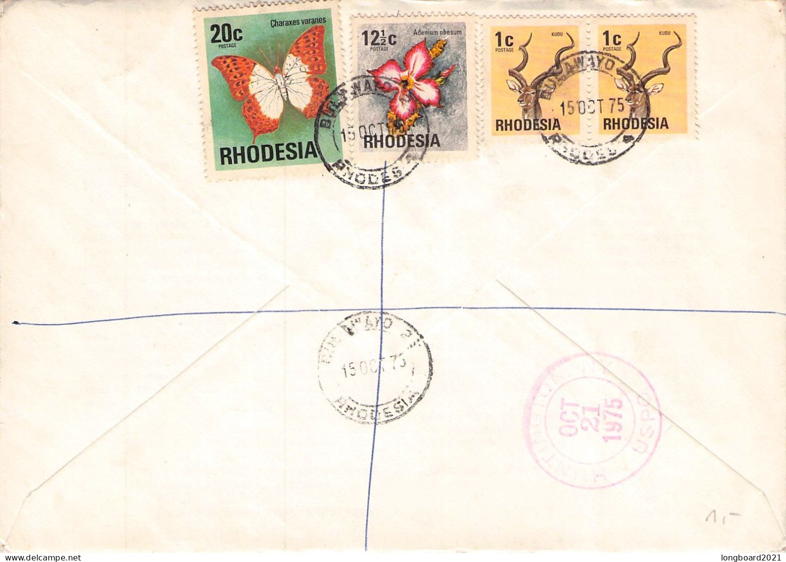 RHODESIA - FDC 1975 OCCUPATIONAL SAFETY / 713 - Rodesia (1964-1980)