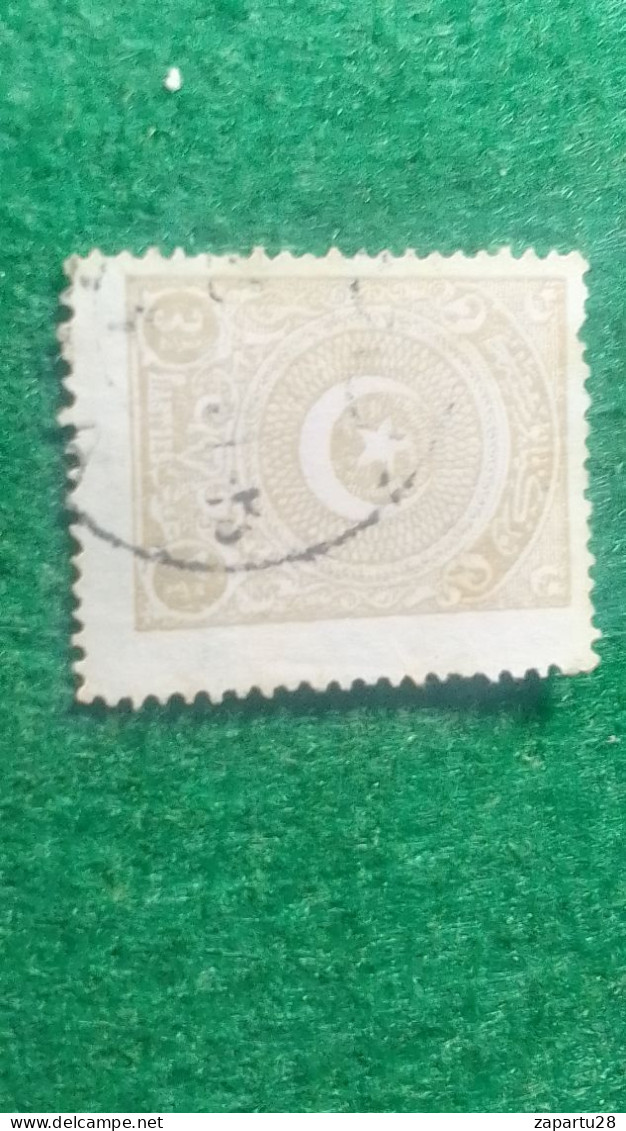 TÜRKİYE- 1922   AYYILDIZ     3. 1/2   PİA    DAMGALI - Gebraucht