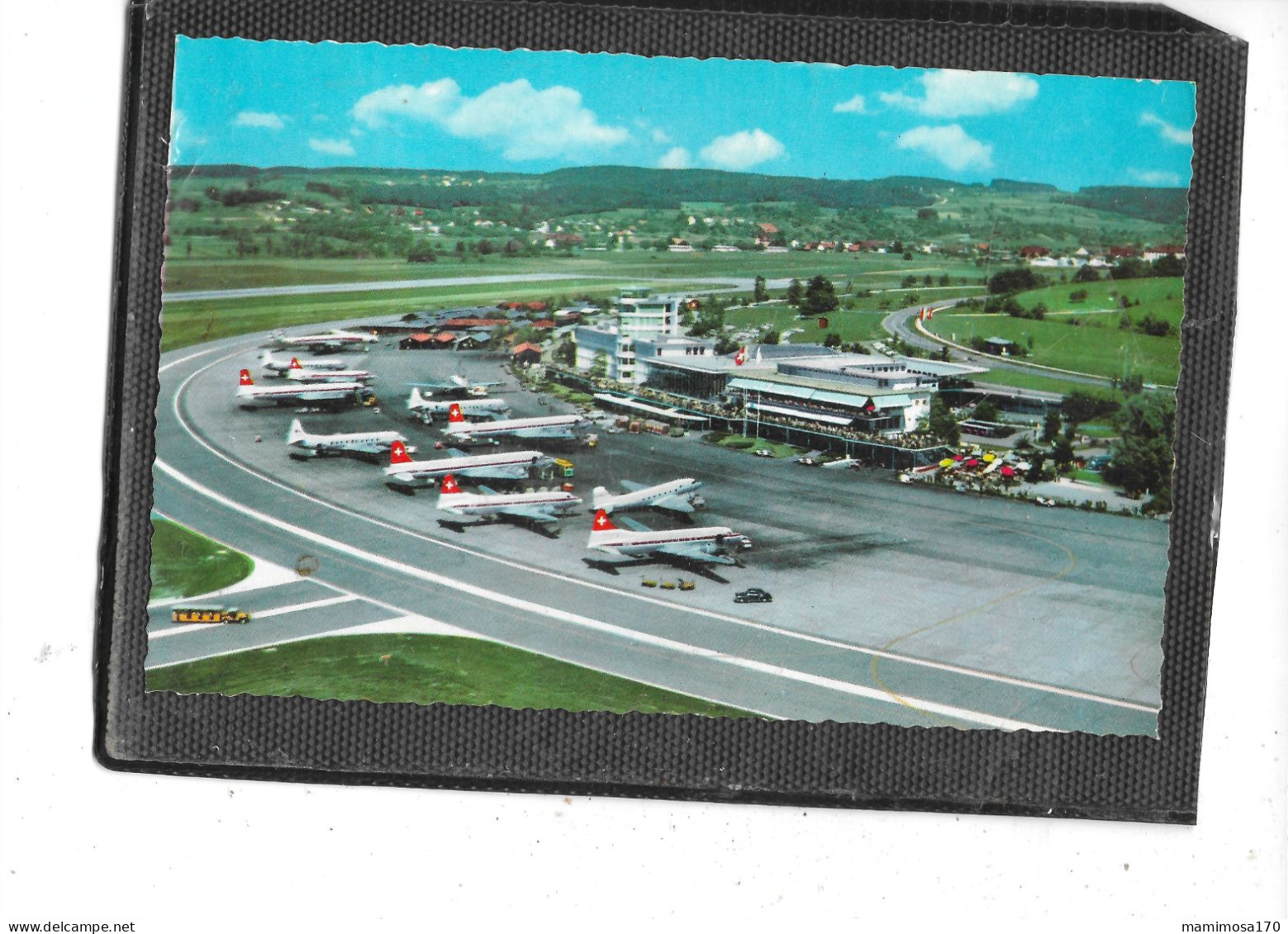 Europe-Suisse- ZURICH-KLOTEN-Une Vue De L'AEROPORT Et Du TARMAC- Avions - Kloten