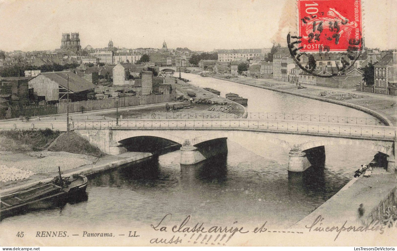 FRANCE - 35 - Rennes - Panorama - Carte Postale Ancienne - Rennes