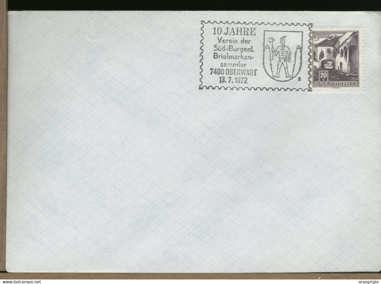 AUSTRIA - OSTERREICH -  OBERWART  Blasone Stemma - Covers