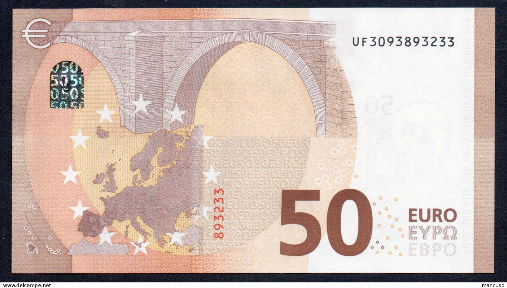 50 EURO FRANCE  UF U050 - Charge "09" - LAGARDE   UNC - 50 Euro