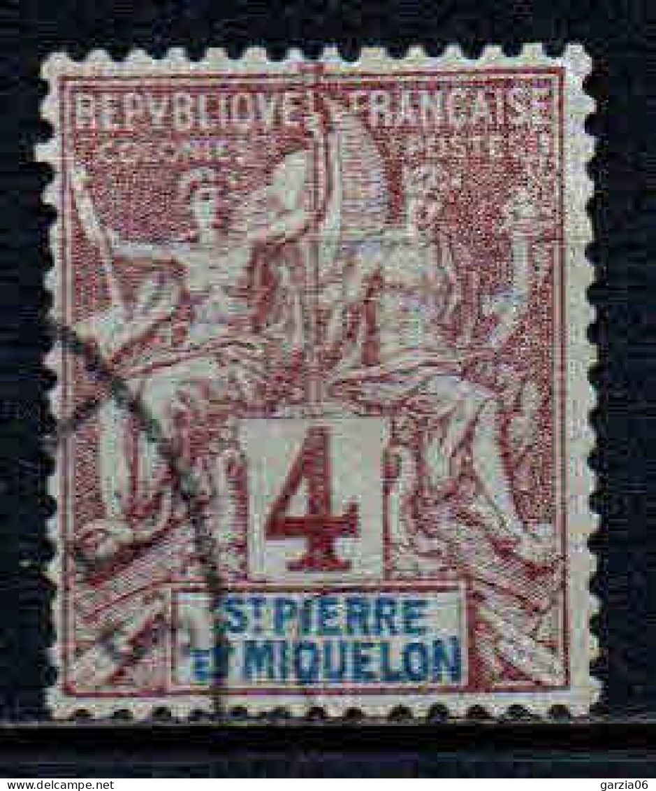 St Pierre Et Miquelon    - 1892 - Type Sage - N° 61 - Oblit - Used - Used Stamps