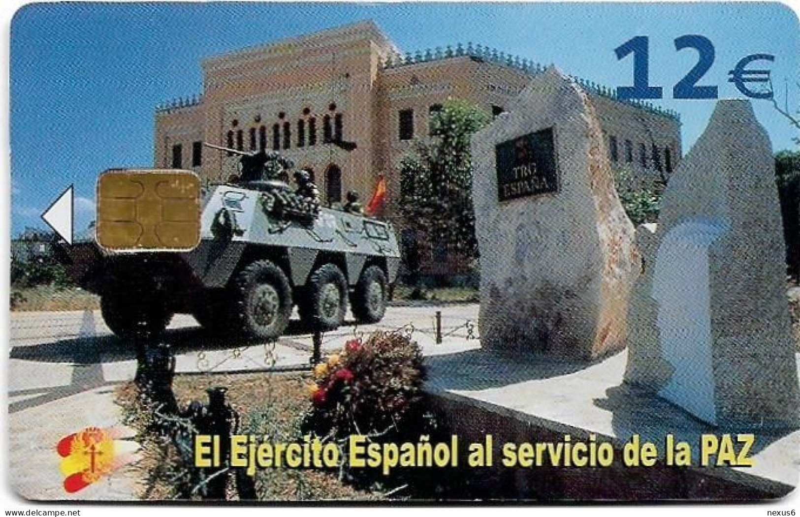 Spain - Telefónica - El Ejercito Espanol En Bosnia - CP-262A - 11.2003, 12€, 50.200ex, Used - Commémoratives Publicitaires