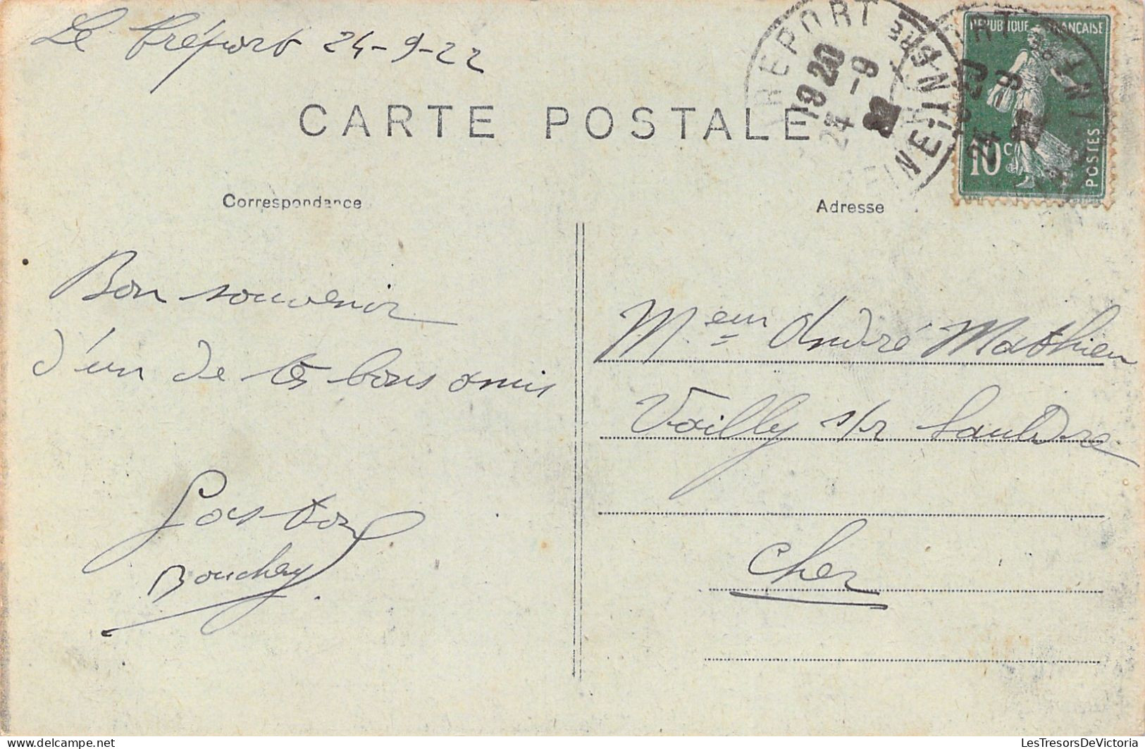 FRANCE - Le Treport - Depart D'un Paquebot - Carte Postale Ancienne - Le Treport