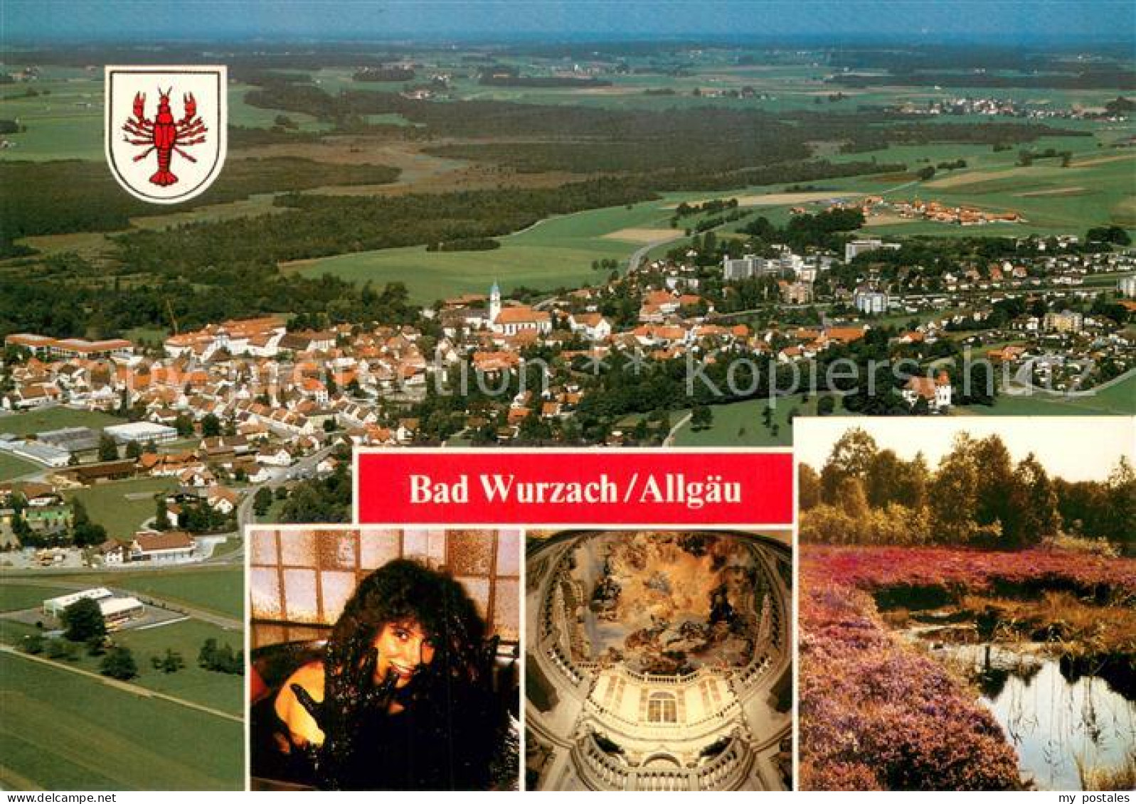 73761625 Bad Wurzach Fliegeraufnahme Kirche Inneres Landschaft Bad Wurzach - Bad Wurzach