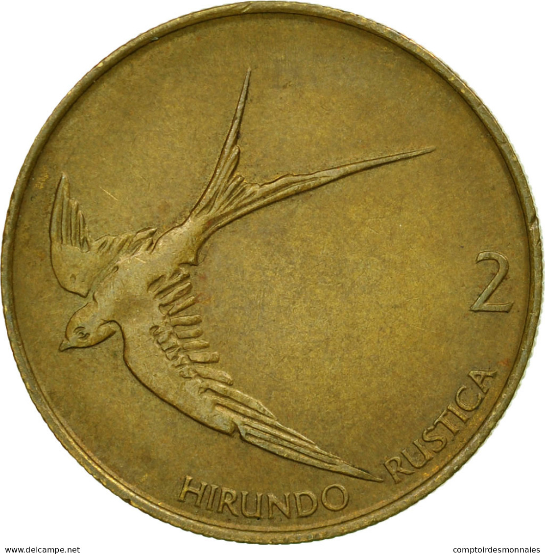 Monnaie, Slovénie, 2 Tolarja, 1993, TTB, Nickel-brass, KM:5 - Slovénie