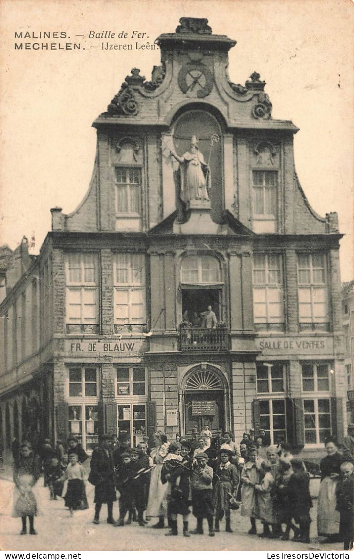 BELGIQUE - Malines - Vue Générale De La Baille De Fer - Animé - Carte Postale Ancienne - Malines