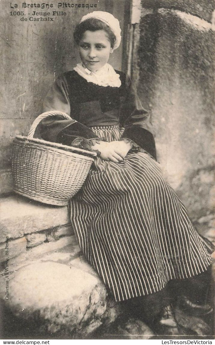 FRANCE - La Bretagne Pittoresque - Jeune Fille De Carhaix - Carte Postale Ancienne - Carhaix-Plouguer