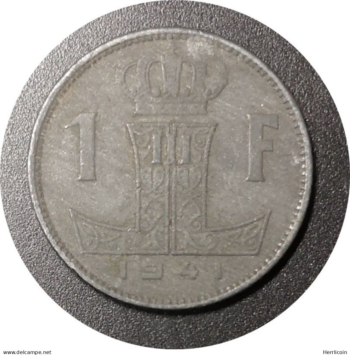 Monnaie Belgique - 1941 - 1 Franc - Léopold III - Type Rau Belgique-België - 1 Franc