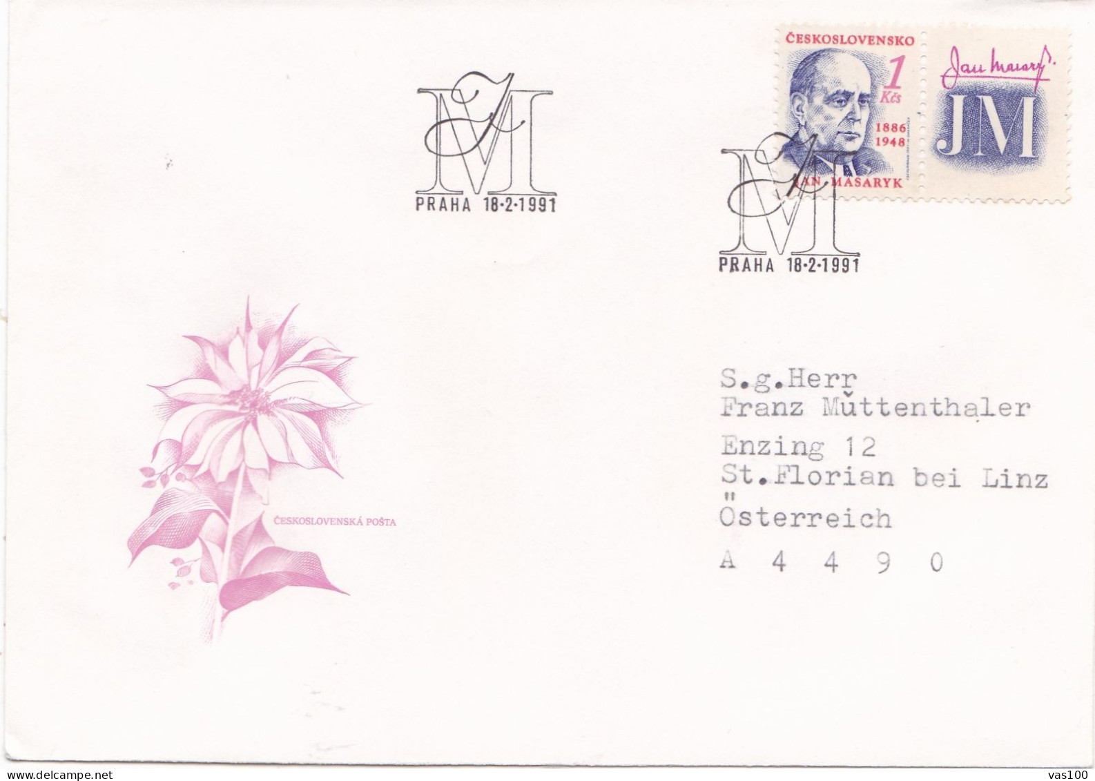 COVERS  CIRCULATED 1991 - Brieven En Documenten