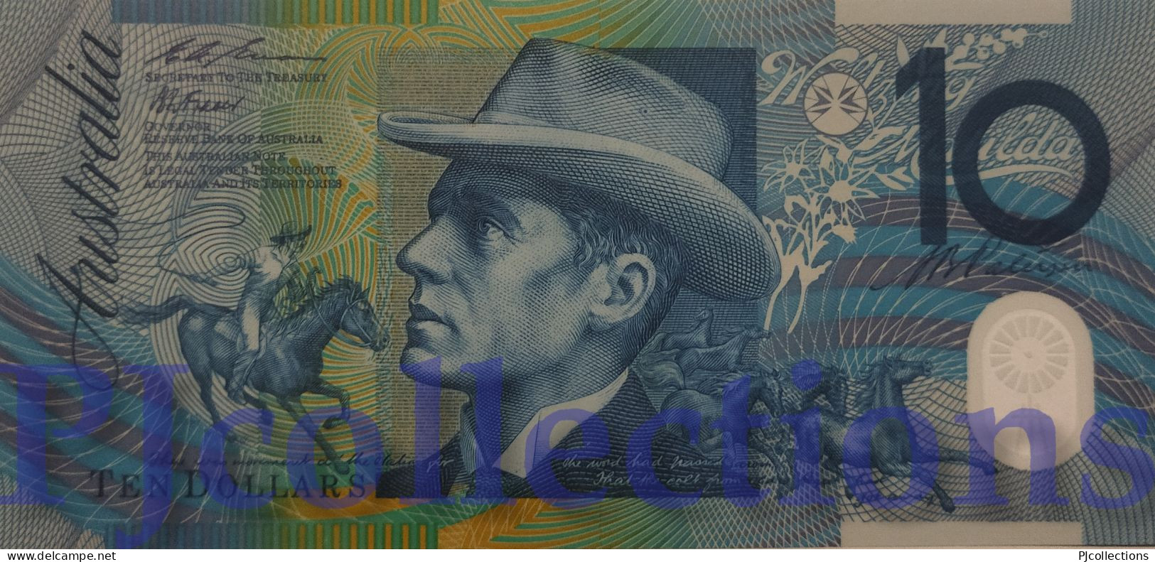 AUSTRALIA 10 DOLLARS 1993 PICK 52a POLYMER UNC - 1992-2001 (polymer Notes)