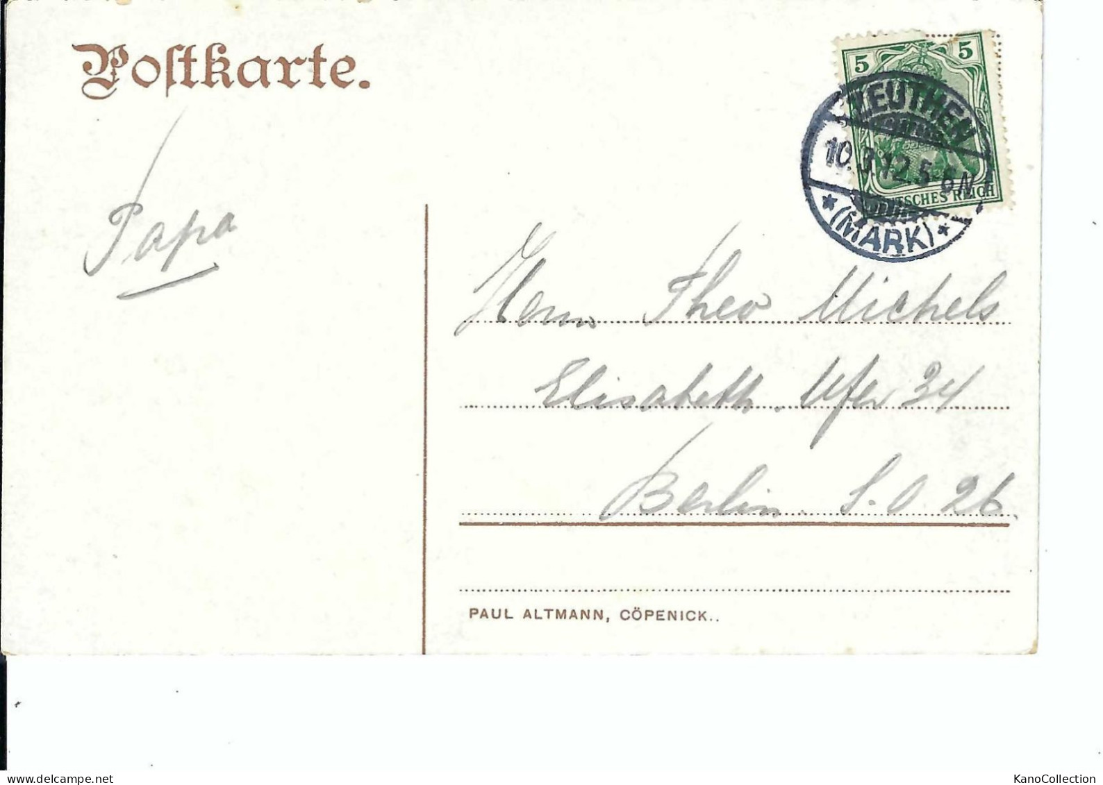 Gruss Aus Zeuthen, Gelaufen 1905 - Zeuthen