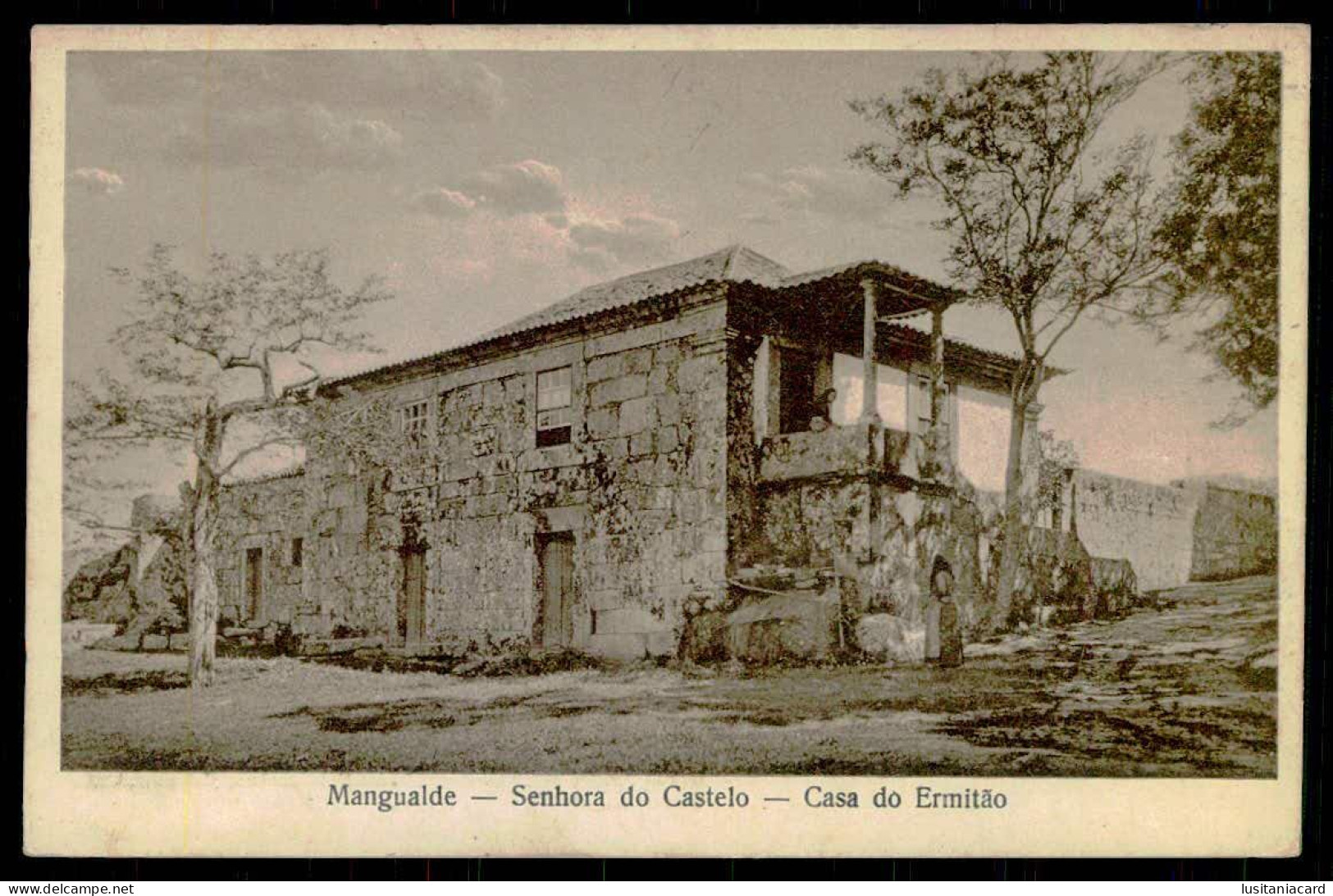 MANGUALDE - Senhora Do Castelo - Casa Do Ermitão. ( Ed. Da Casa Gonçalves- Cliché Foto-Universal) Carte Postale - Viseu