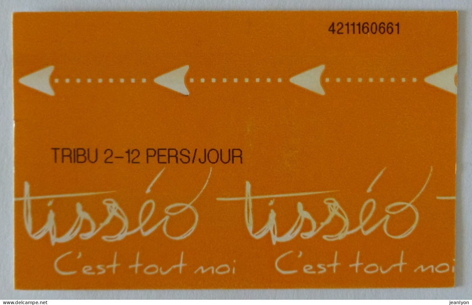 Ticket TISSEO Toulouse (31/Haute Garonne) - Bus / Métro / Tramway - Tarif Tribu 2-12 Personnes / Jour - Ticket Utilisé - Europa