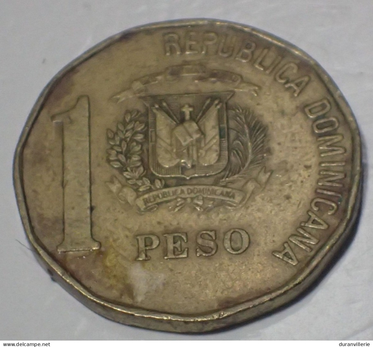 RÉPUBLIQUE DOMINICAINE : 1 PESO 1992 KM 80.1 - Dominikanische Rep.