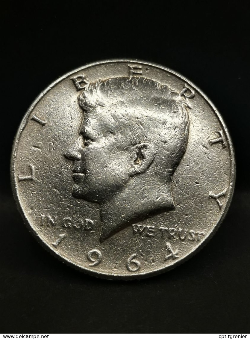 HALF DOLLAR KENNEDY ARGENT 1964 PHILADELPHIE USA / SILVER (REF: 6/8) - 1964-…: Kennedy