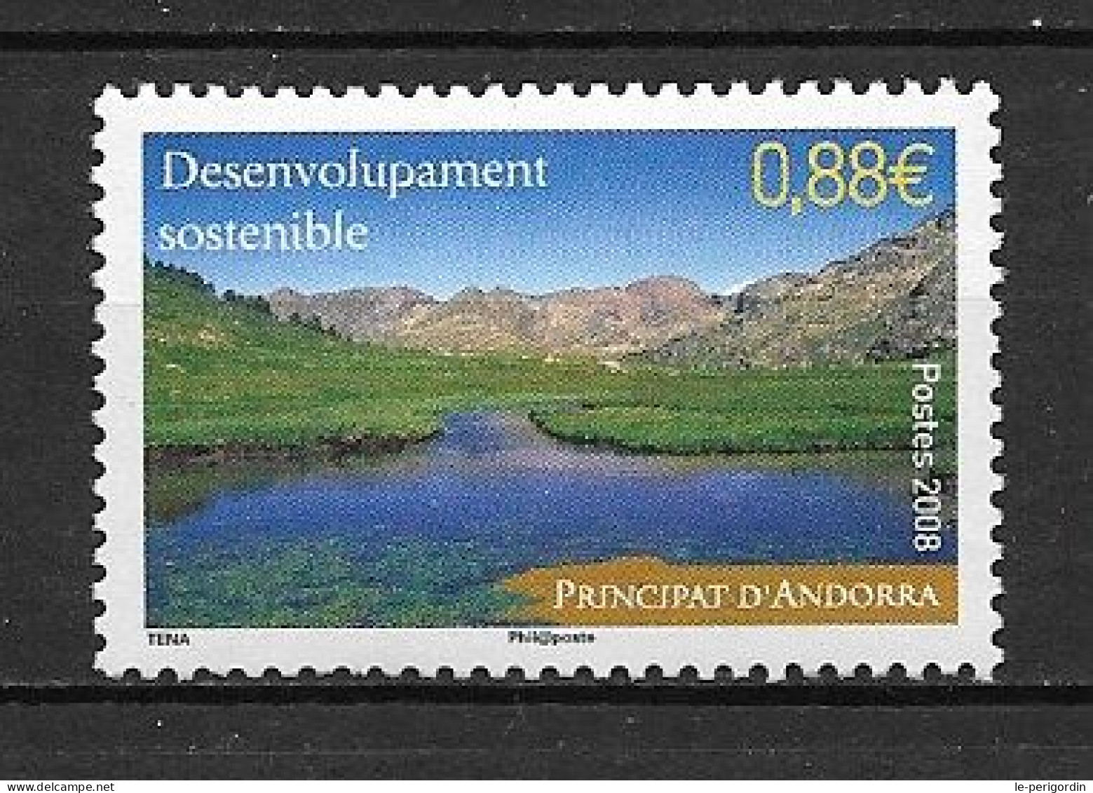 ANDORRE FR ,  No 663 , NEUF , ** , SANS CHARNIERE, TTB . - Neufs