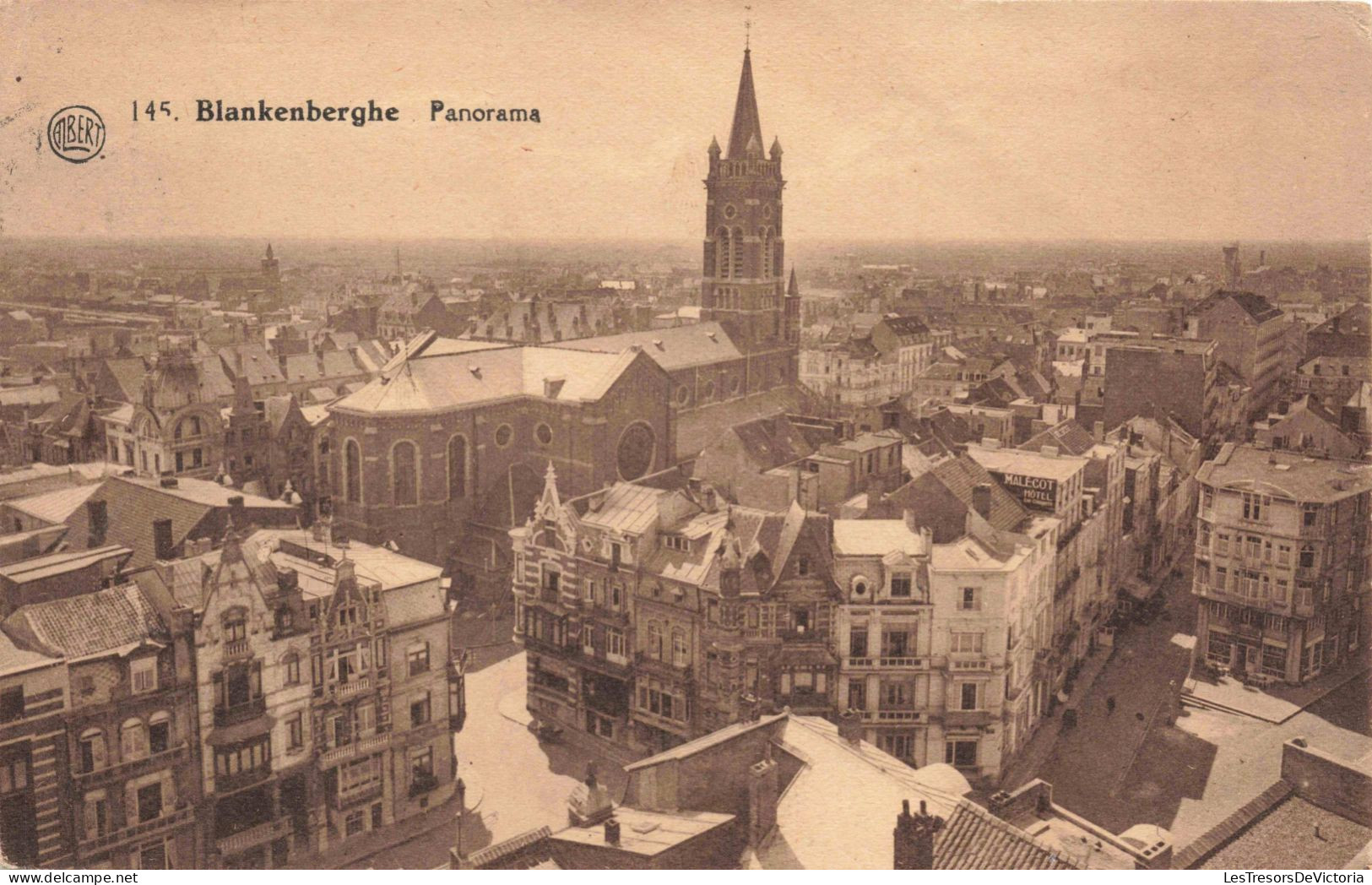 BELGIQUE - Blankenberge - Panorama - Carte Postale Ancienne - Blankenberge