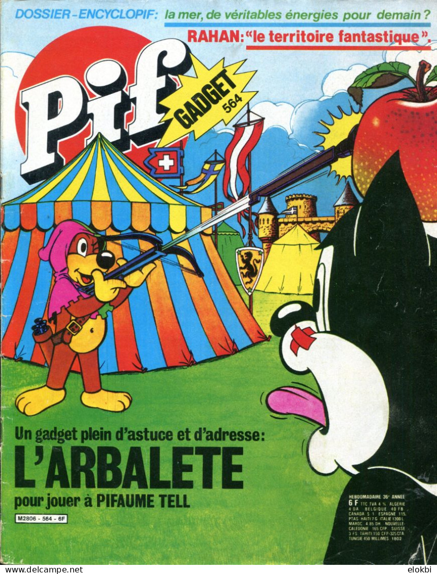 Pif Gadget N°564 De Janvier 1980 - Rahan "Le Territoire Fantastique" - Pif Gadget