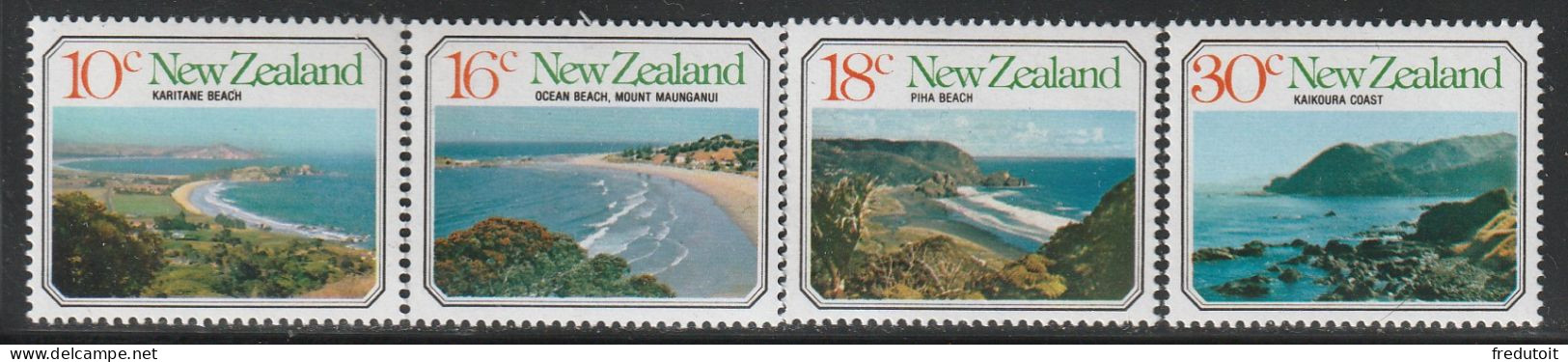 NOUVELLE ZELANDE - N°691/4 ** (1977) Paysages - Unused Stamps
