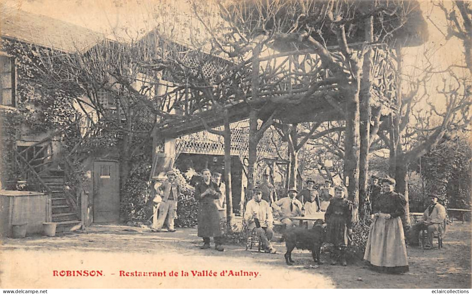 Le Plessis Robinson       92       Restaurant De La Vallée D'Aulnay    (voir Scan) - Le Plessis Robinson