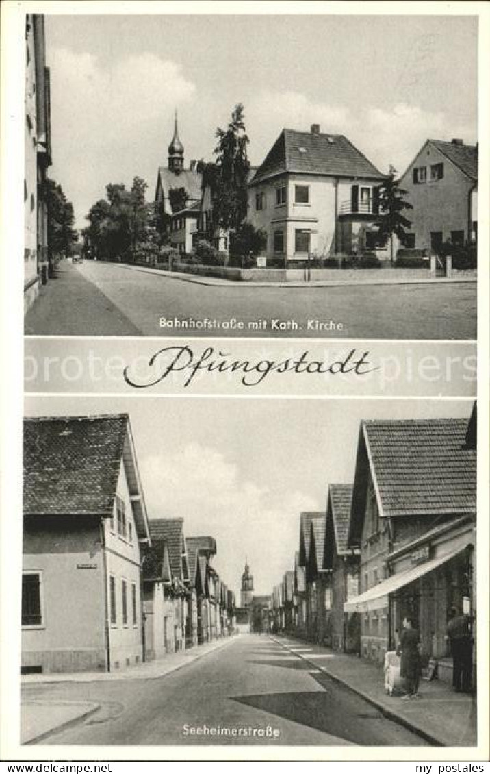 41585320 Pfungstadt Bahnhofstrasse Kirche Seeheimerstrasse Pfungstadt - Pfungstadt