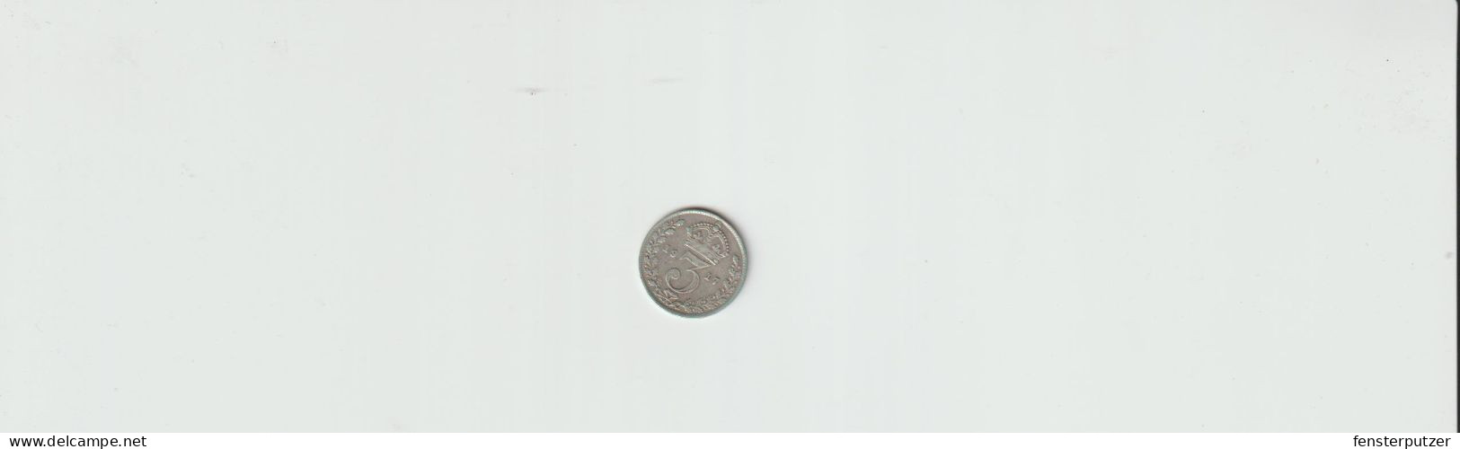 3 Pence Silber 1917 Durchmesser 16 Mm - 2 Gramm - Threepence