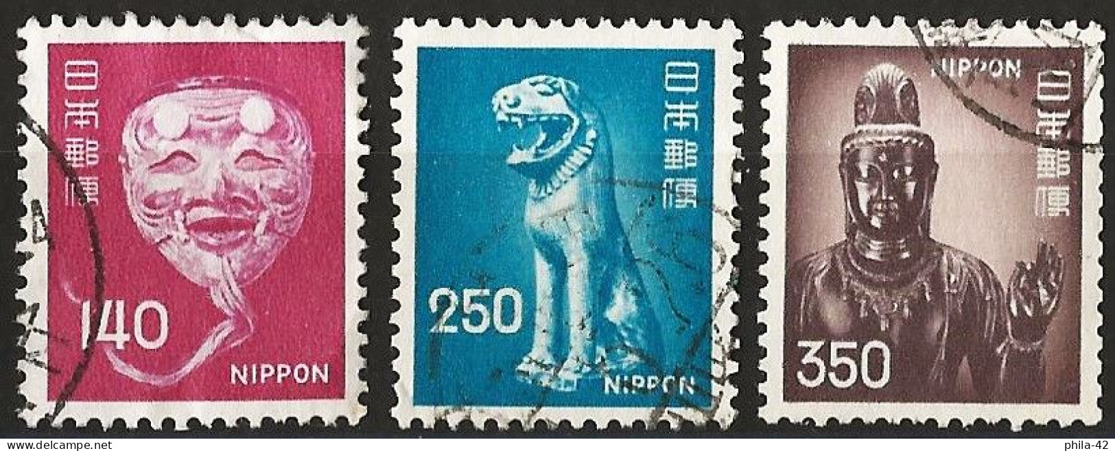 Japan 1976 - Mi 1290/92 - YT 1192/94 ( Cultural Heritage ) - Oblitérés