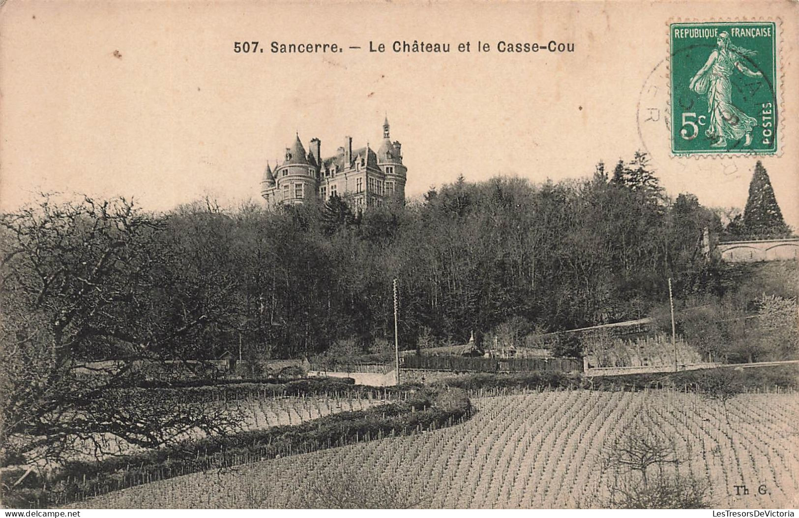 FRANCE - Sancerre - Le Château Et Le Casse-cou - Carte Postale Ancienne - Sancerre