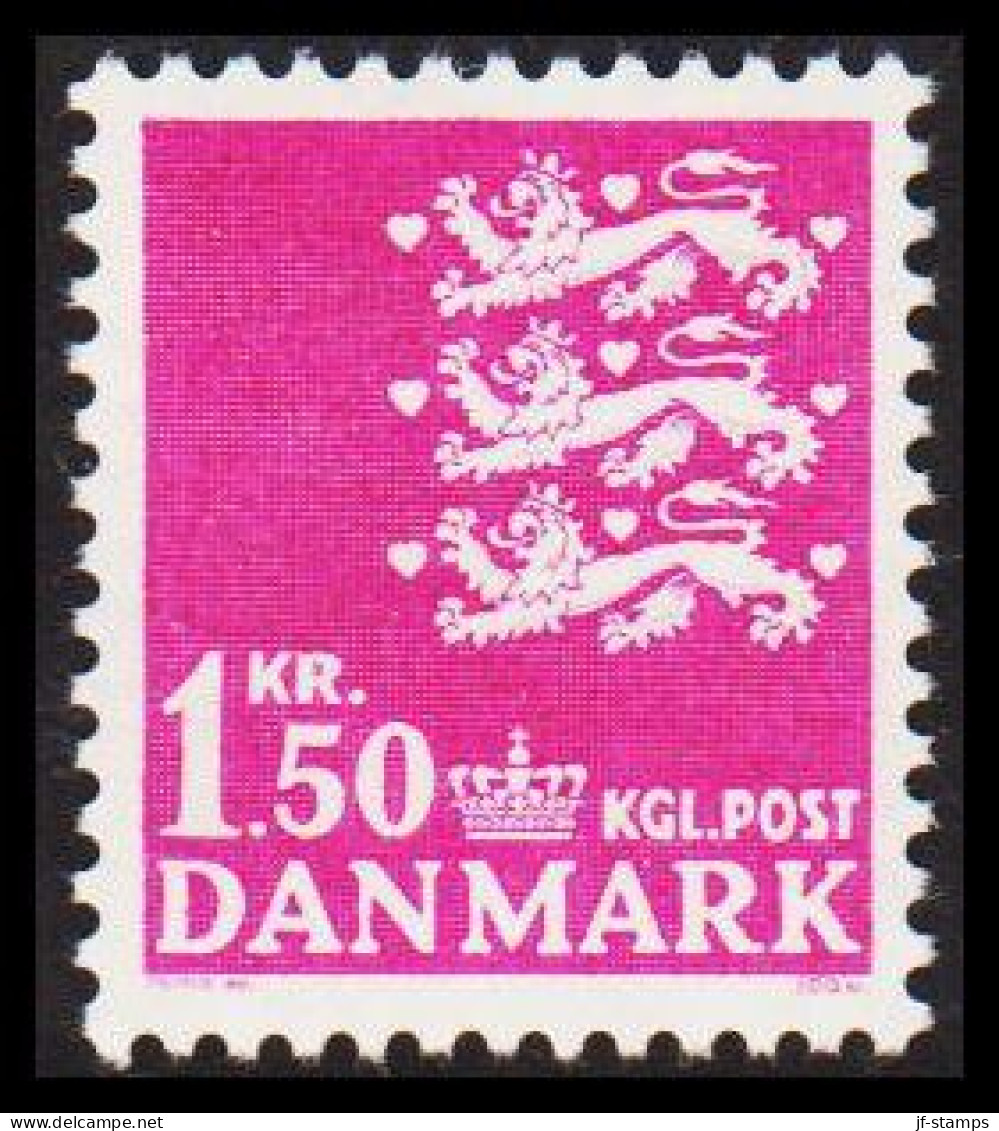 1962. DANMARK. 1,50 Lions Never Hinged. Normal Paper. (Michel 402x) - JF540721 - Covers & Documents