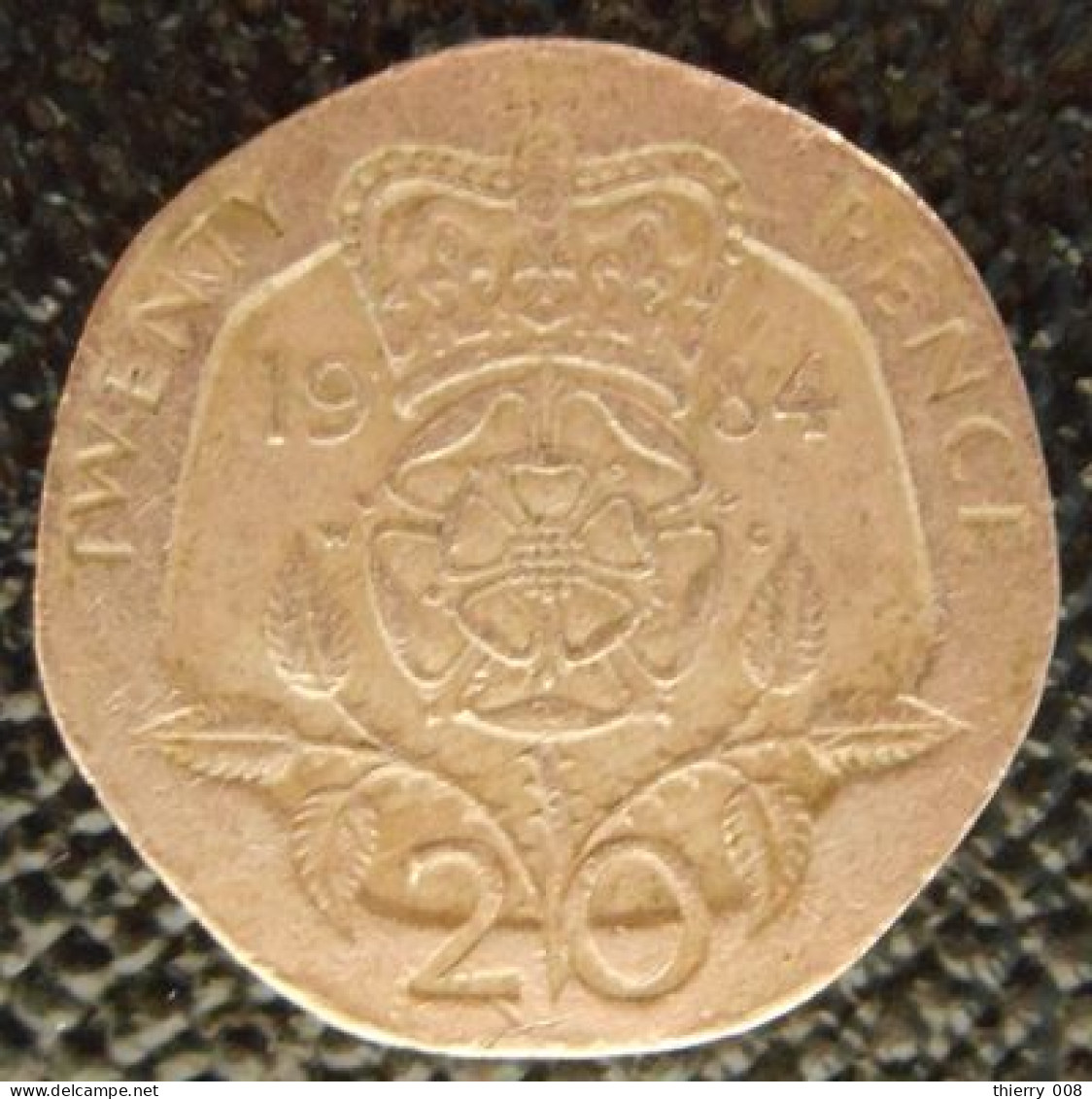 Pièce Grande Bretagne Twenty Pence  1984   Elizabeth II D G REG F D - 20 Pence