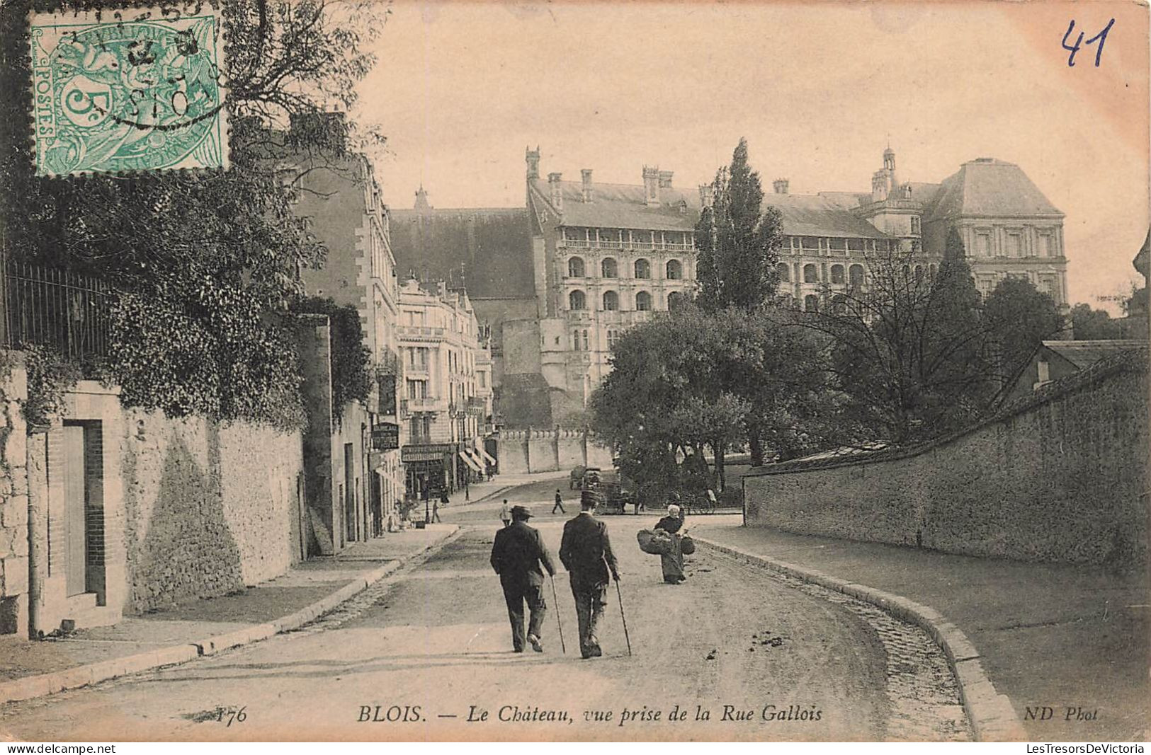 FRANCE - Blois - Château - Vue Prise De La Rue Gallois - Carte Postale Ancienne - Blois