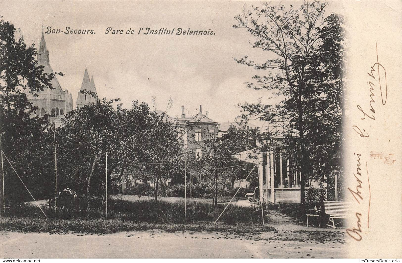 FRANCE - Bonsecours - Parc De L'institut Delannois - Carte Postale Ancienne - Bonsecours