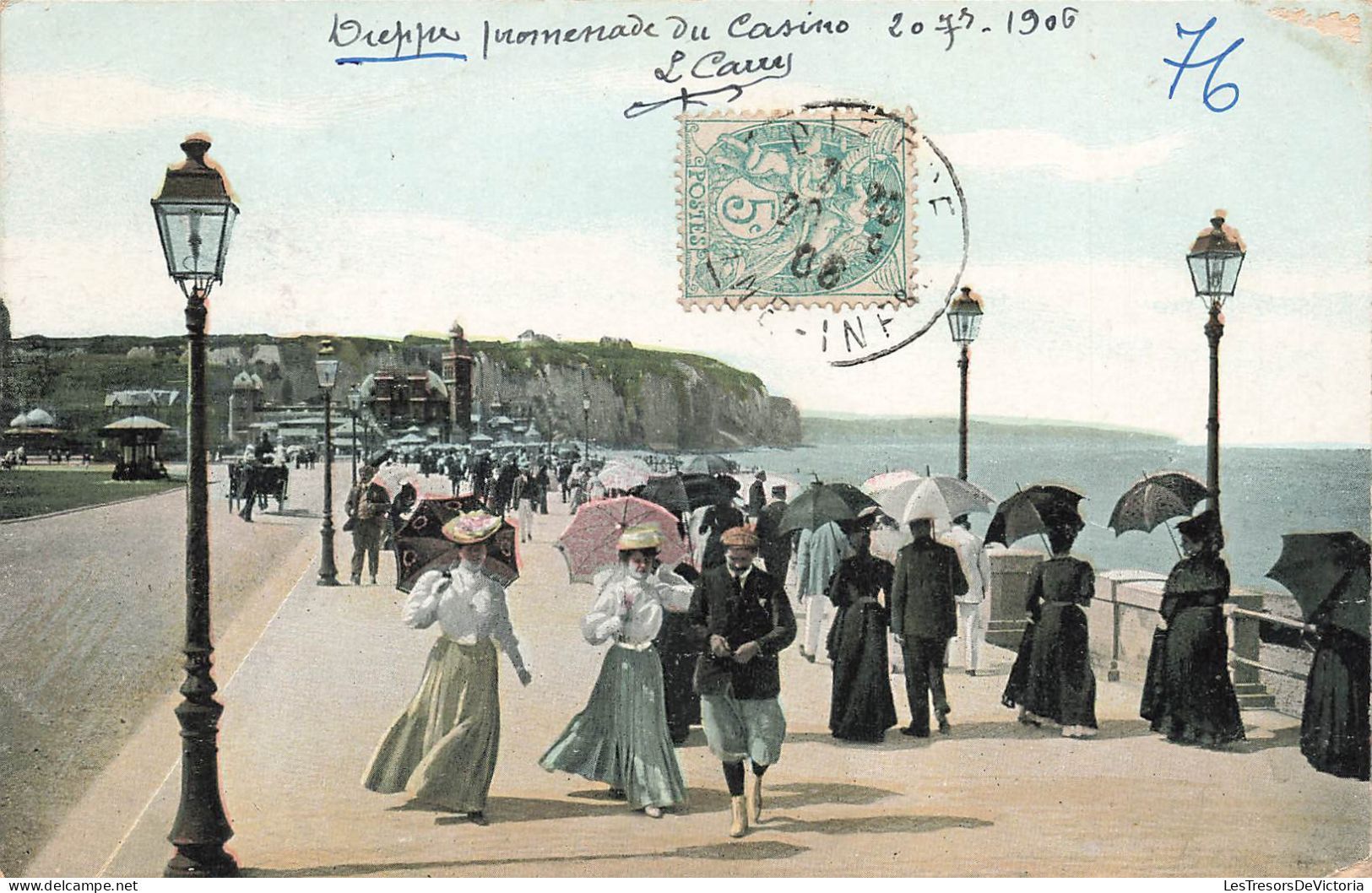 FRANCE - Dieppe - Promenade Du Casino - Carte Postale Ancienne - Dieppe