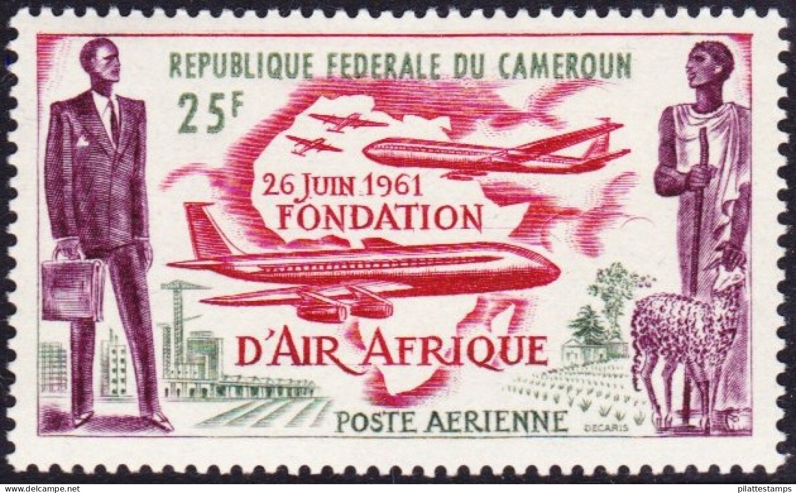 1961/62** Air Afrique - Non Classés