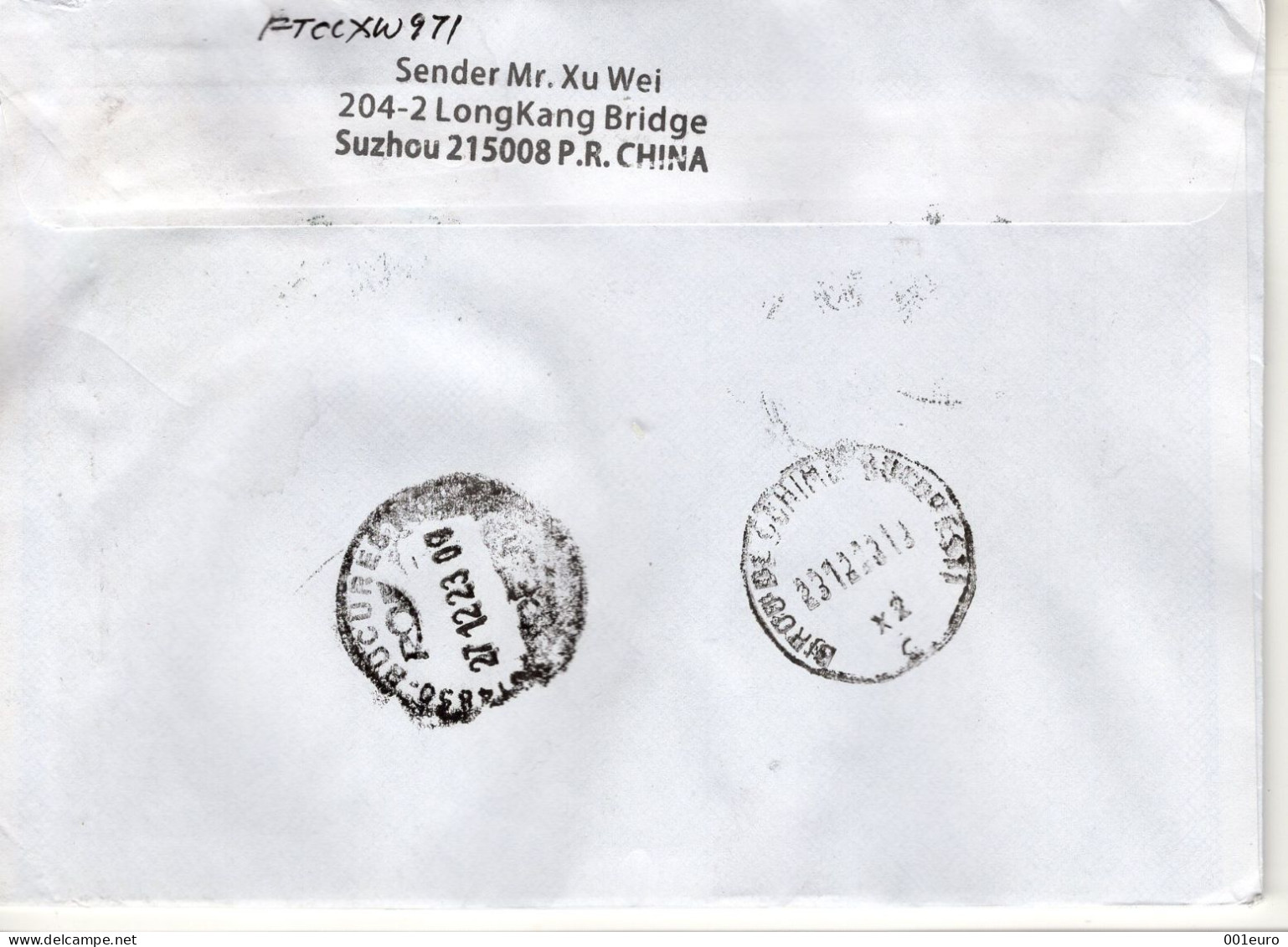 CHINA 2023: BIRD OLD CHINESE PAINTING On Circulated Cover - Registered Shipping! - Gebraucht