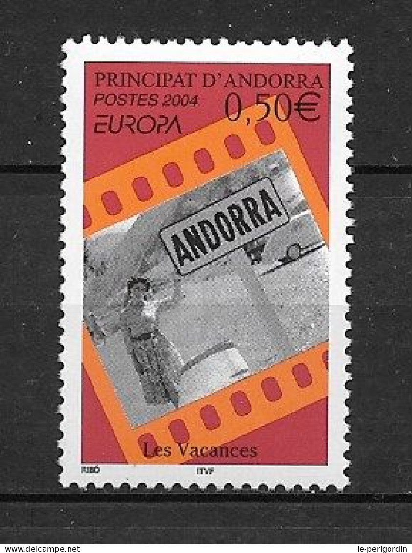 ANDORRE FR ,  No 594 , NEUF , ** , SANS CHARNIERE, TTB . - Neufs