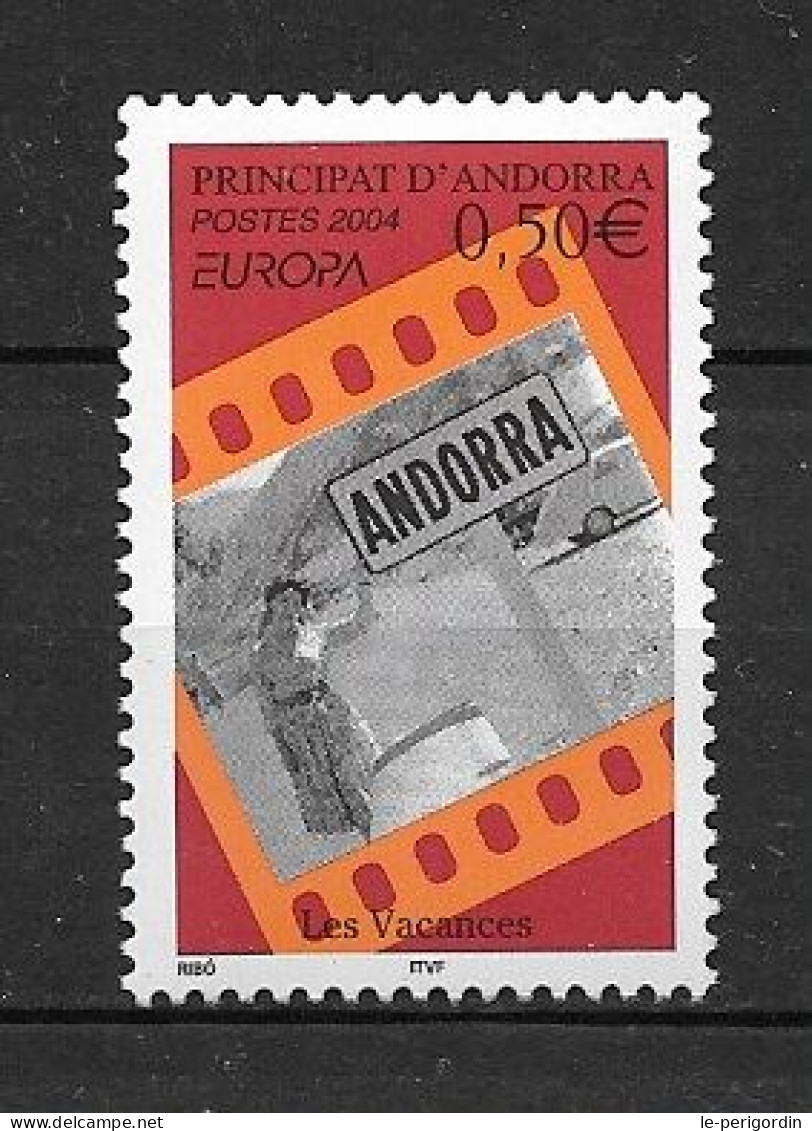 ANDORRE FR ,  No 594 , NEUF , ** , SANS CHARNIERE, TTB . - Neufs