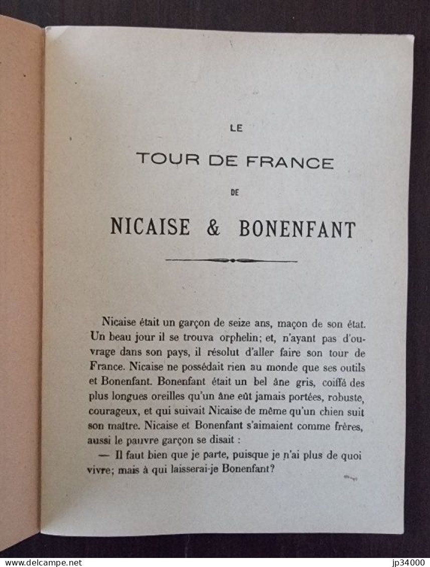 LE TOUR DE FRANCE DE NICAISE ET BONENFANT (Image D'epinal) Vers 1900 - Cuentos & Legendas