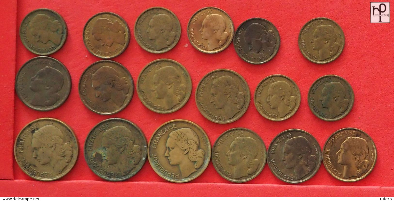 FRANCE  - LOT - 18 COINS - 2 SCANS  - (Nº57845) - Sammlungen & Sammellose