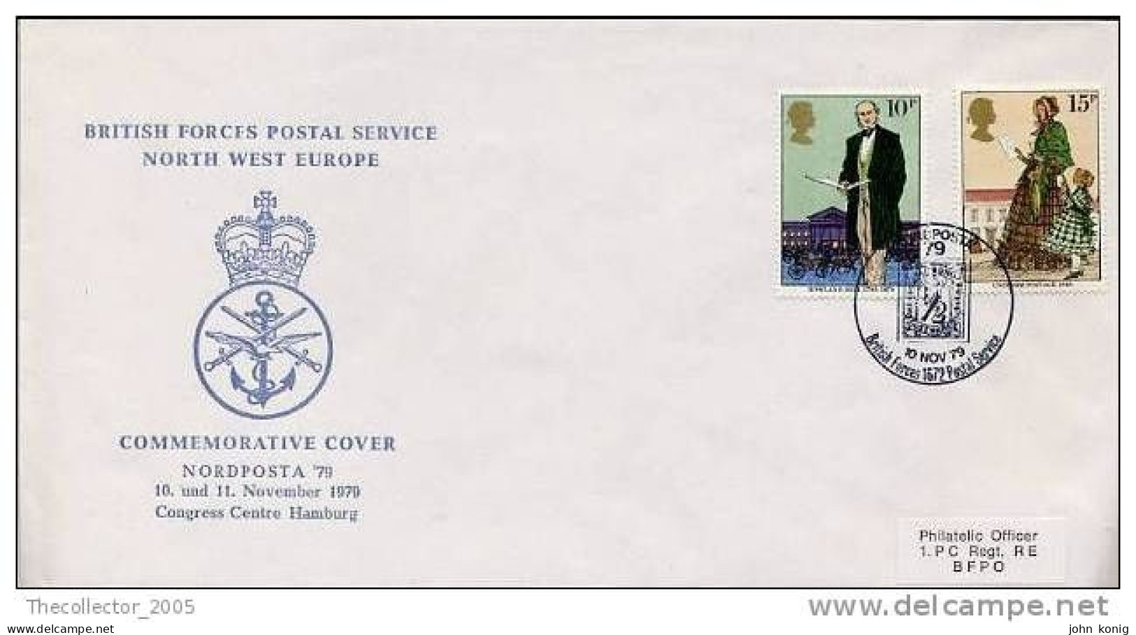 FDC-FIRST DAY COVER - GRAN BRETAGNA - GREAT BRITAIN - BRITISH FORCES POSTAL SERVICE 1979 - 1971-1980 Em. Décimales