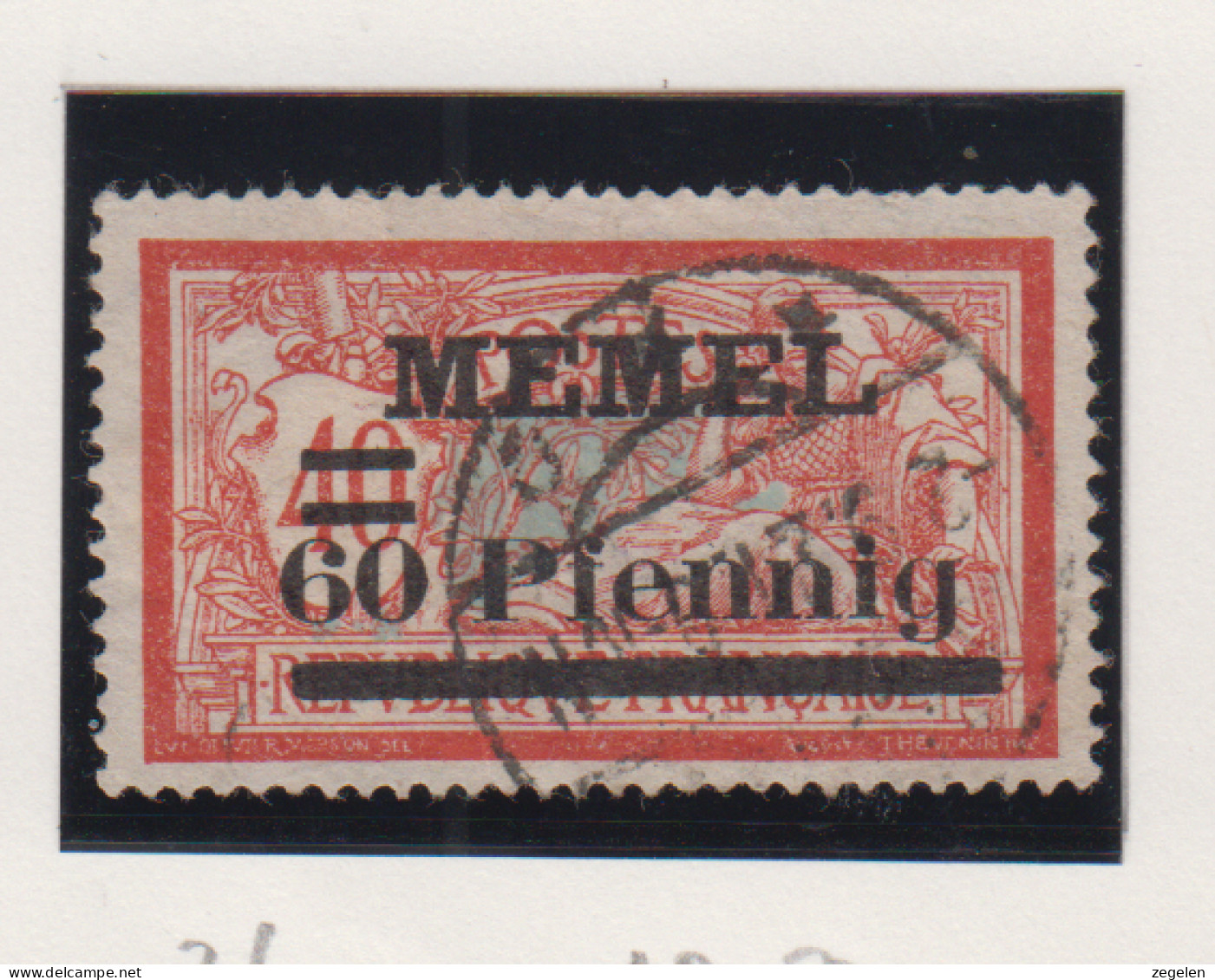 Memel Michel-cat. 36 Gestempeld - Altri & Non Classificati