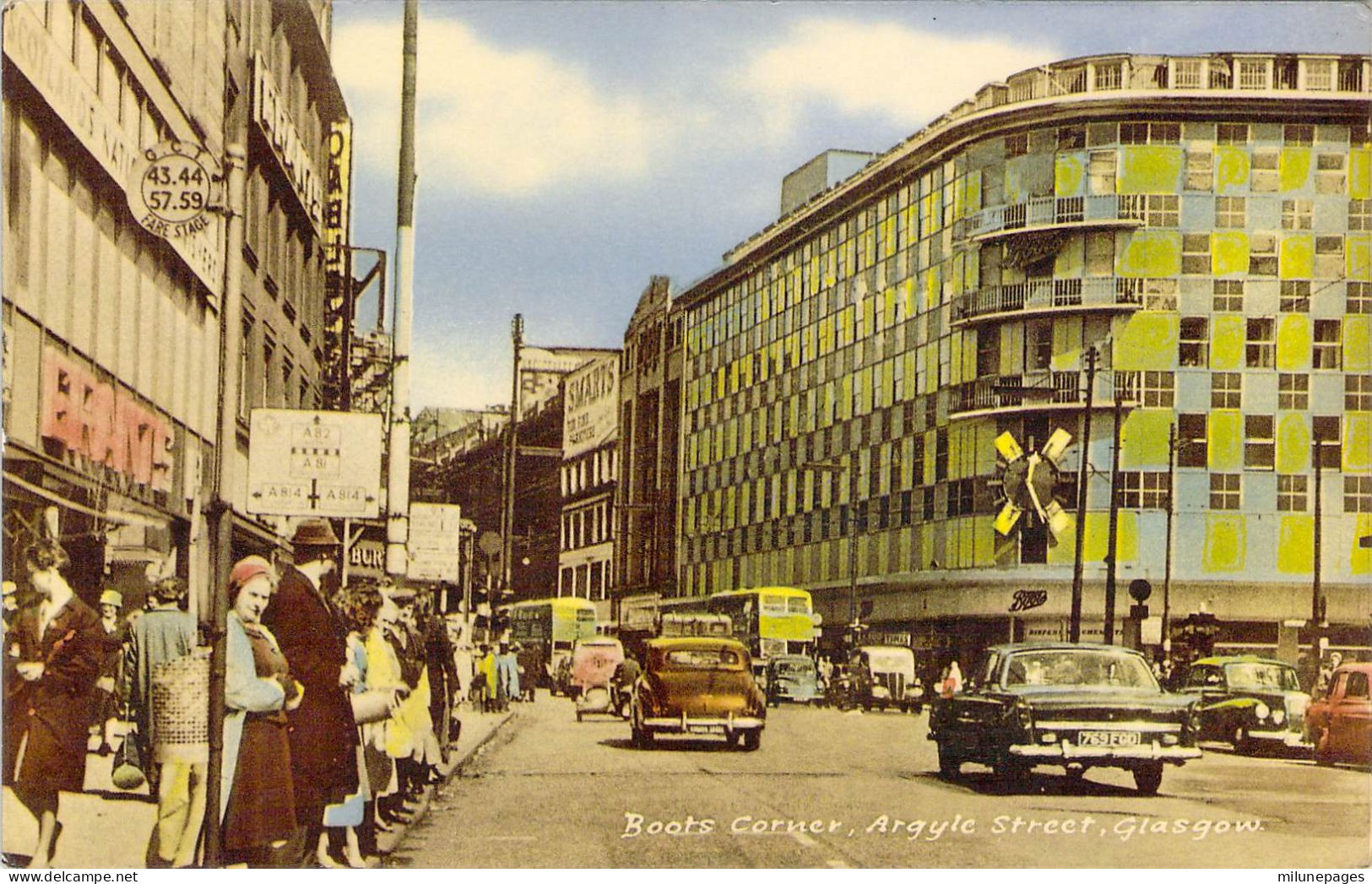 UK Scotland Boots Corner Argyle Street Glasgow 1960 - Lanarkshire / Glasgow